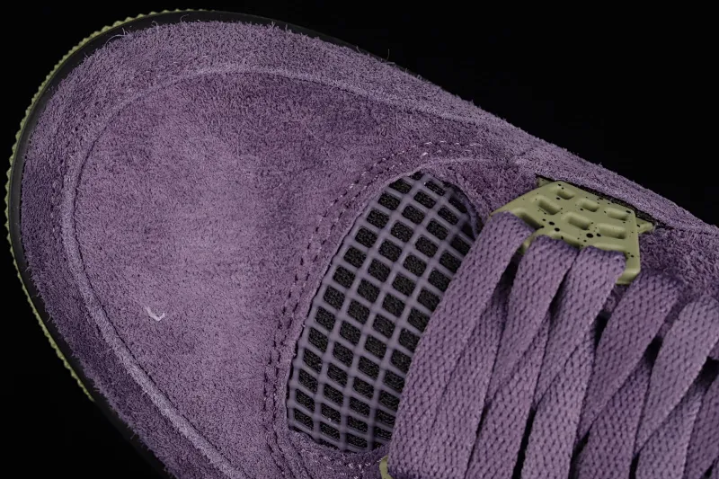 All categories Air Jordan Jordan series basketball shoes Air Jordan 4 Air Jordan 4 Retro "Canyon Purple" AJ4 Joe 4 purple suede basketball shoes AQ9129-500